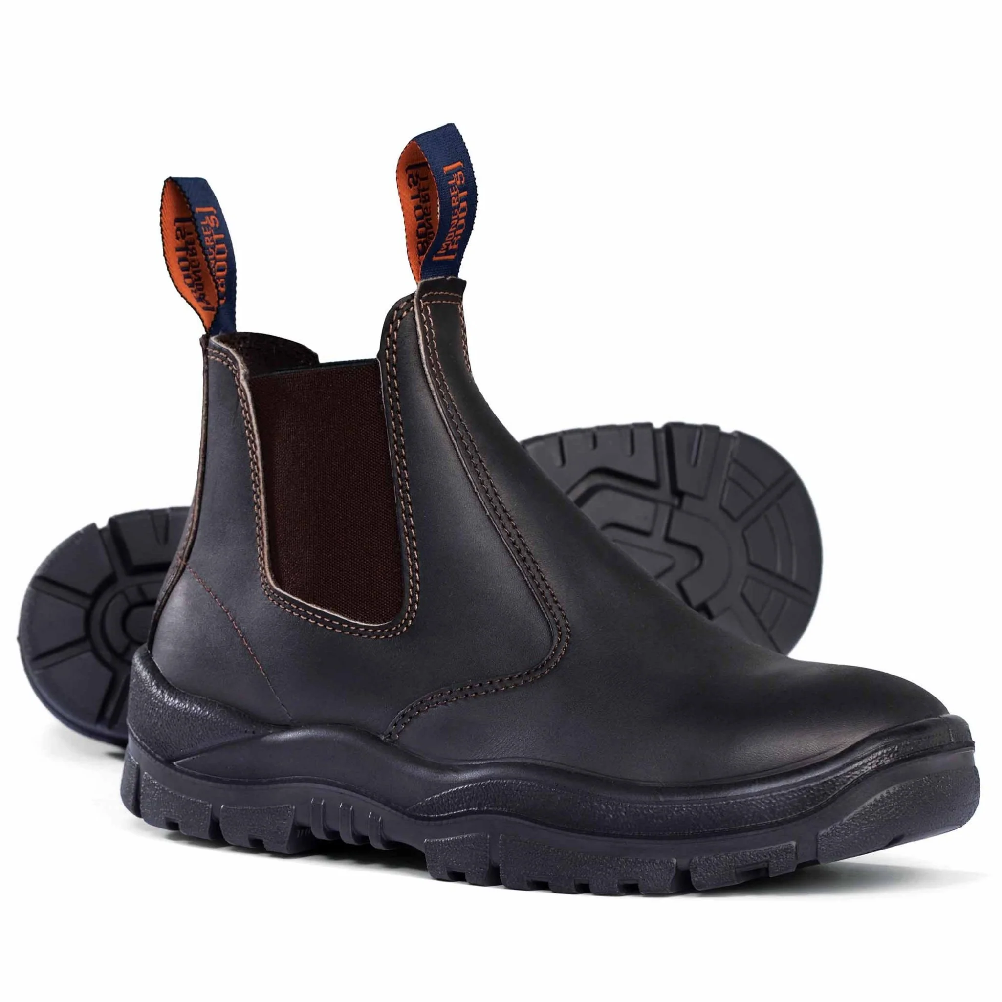 Mongrel Brown Non Safety Premium Elastic Sided Boot (940030) (Pre-Order)