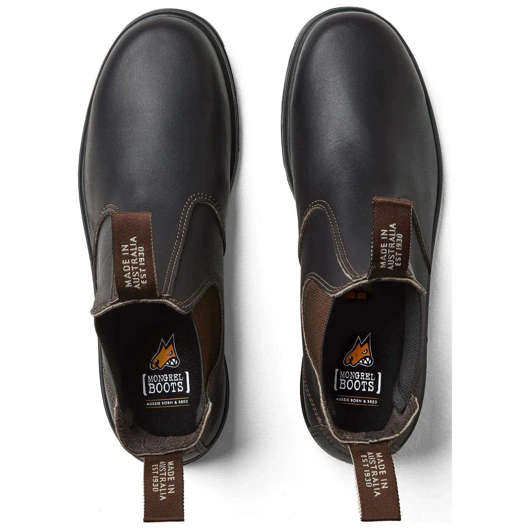 Mongrel Claret Oil Kip K9 Elastic Sided Slip On Non Safety Boot (K91030) (Pre Order) - Image 6