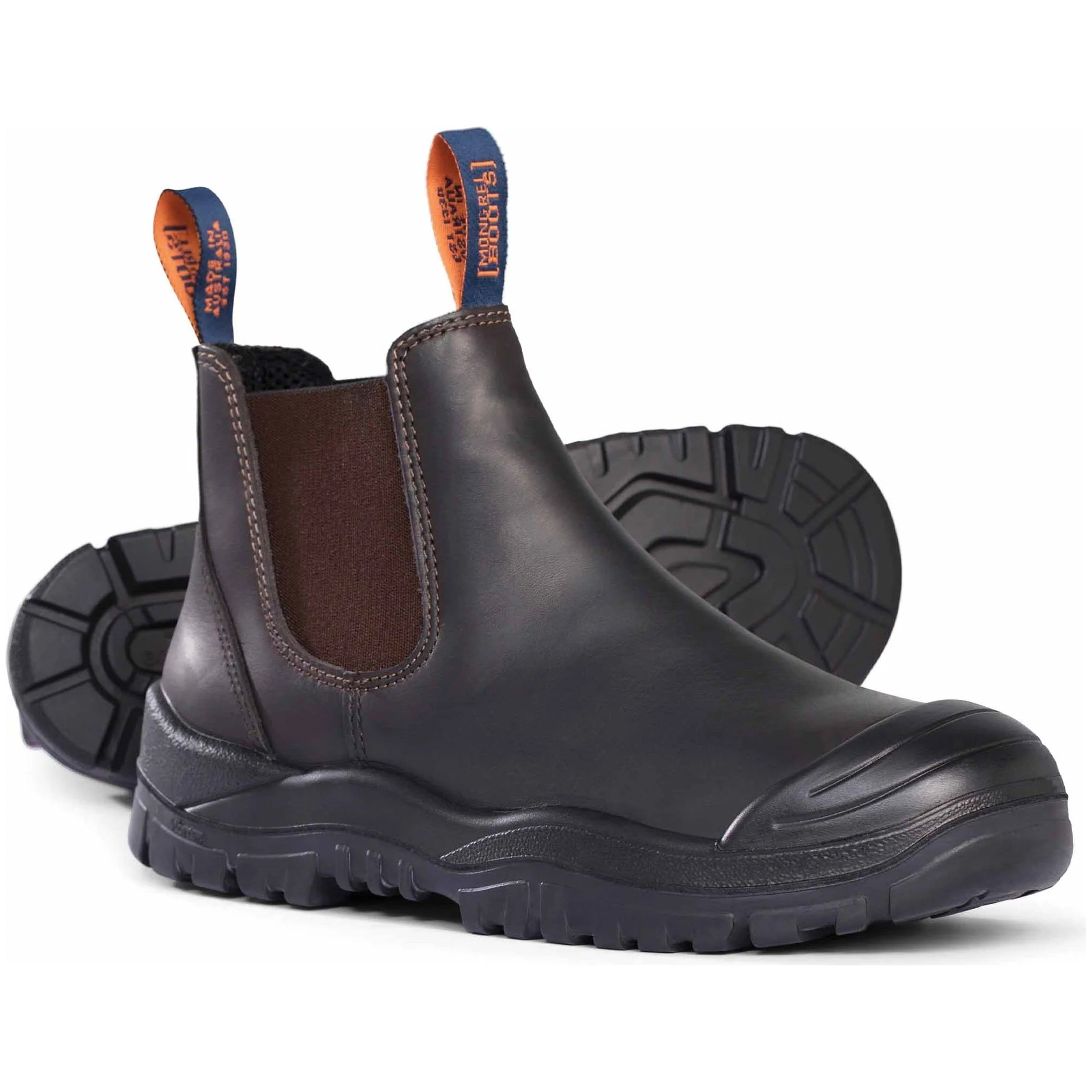 Mongrel Claret Oil Kip Premium Elastic Sided Steel Cap Boot With Scuff Cap (545030) (Pre-Order)
