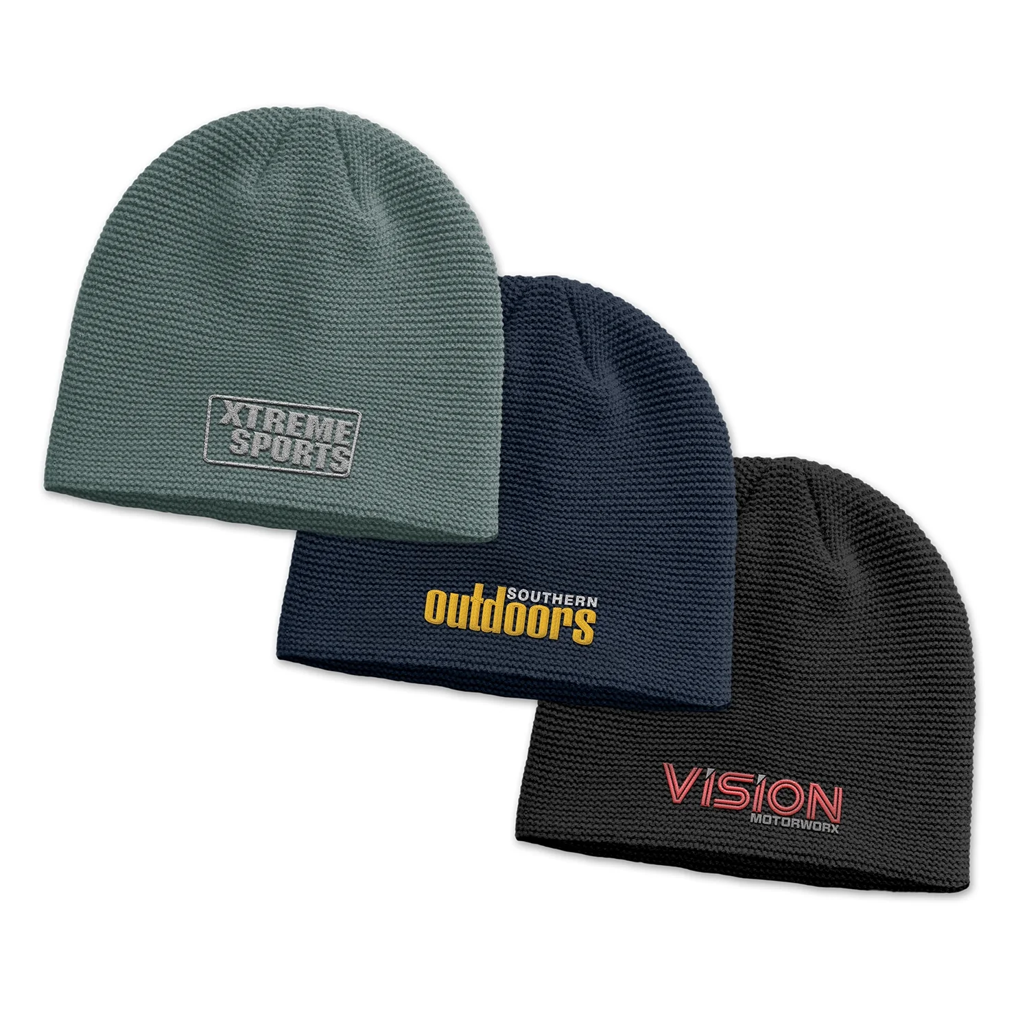 Montana Garter Knit Beanie - Pack of 25 (110841)