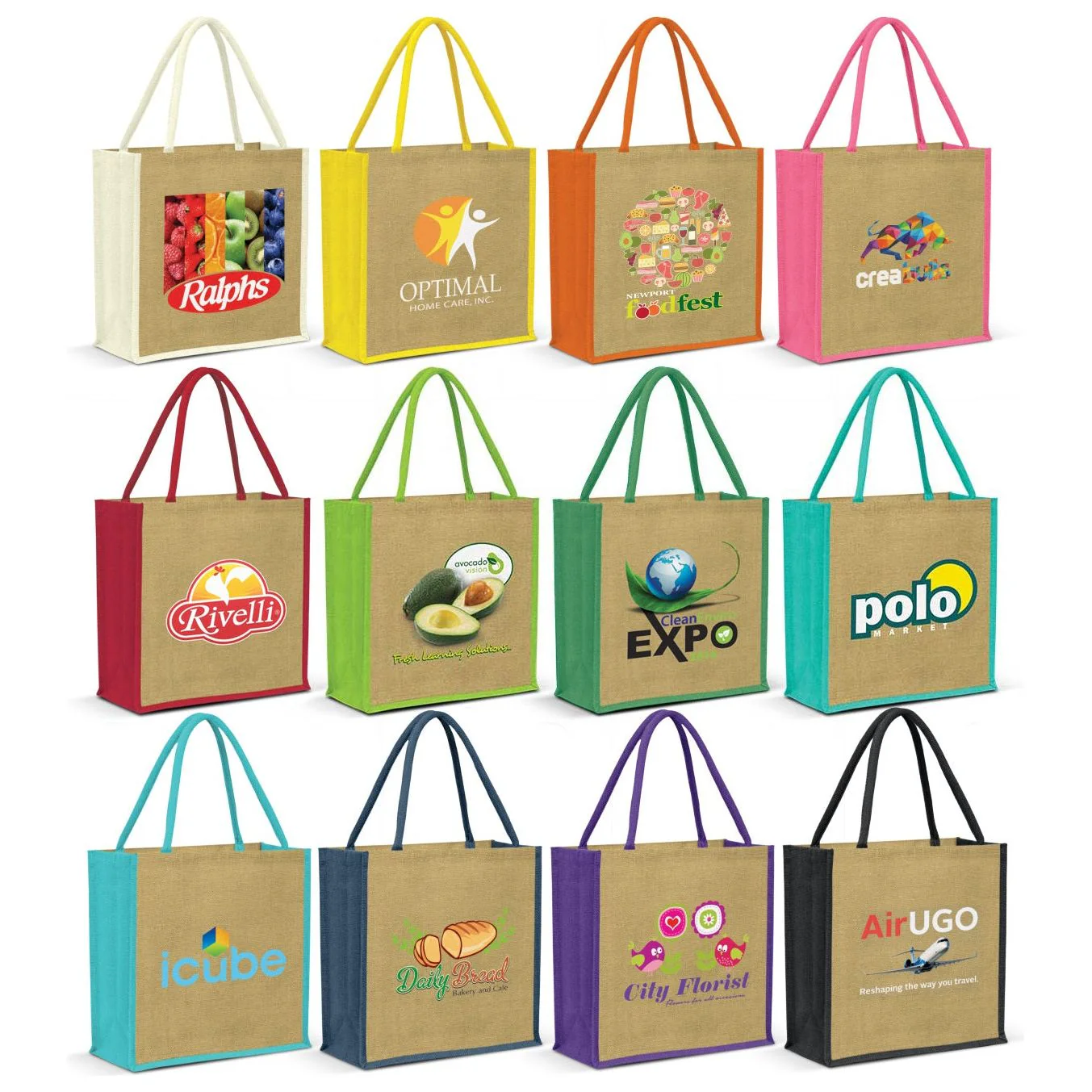 Monza Jute Tote Bag (Carton of 50pcs) (108037)