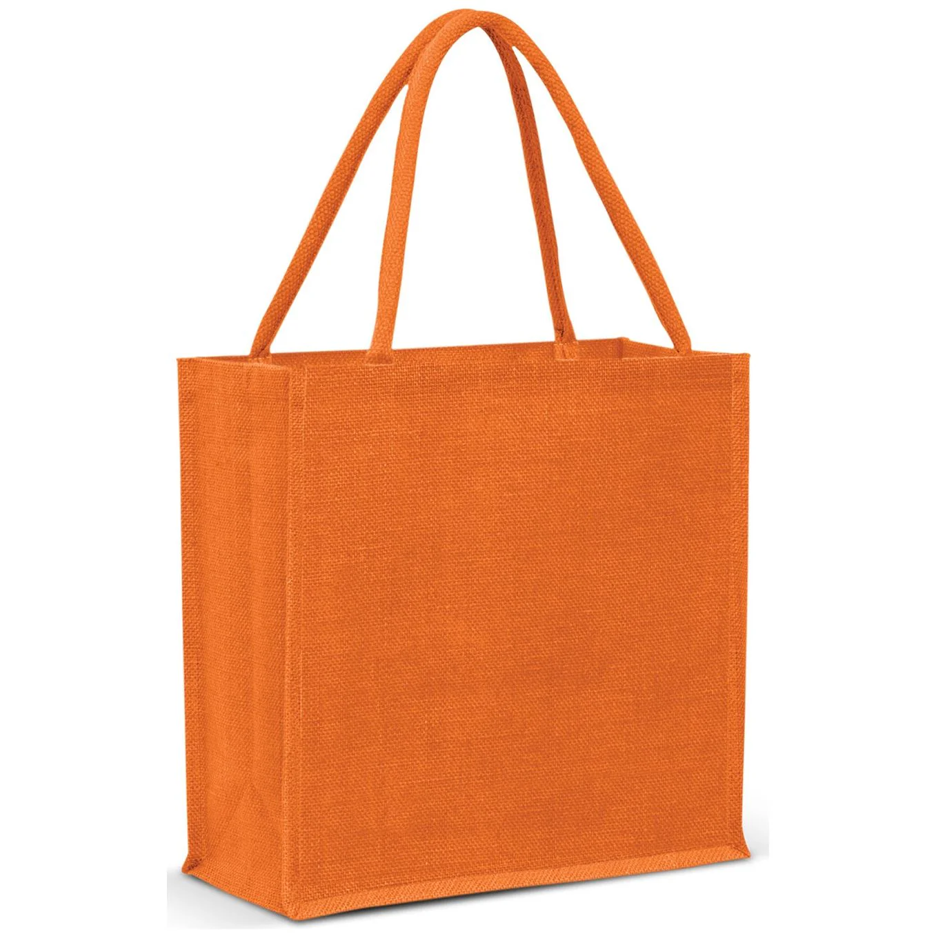 Monza Jute Tote Bag - Colour Match (Carton of 50pcs) (115324) - Image 5