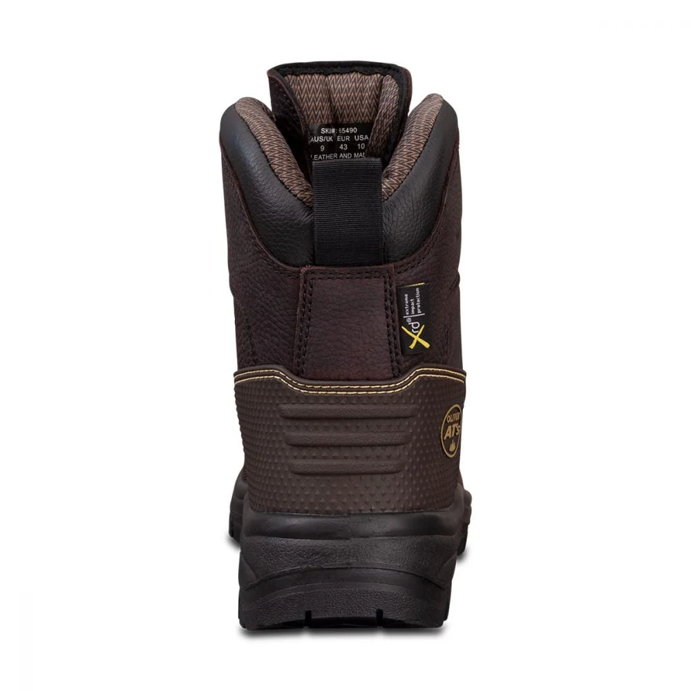 Oliver 150mm Brown Lace Up Steel Cap Safety Boot With Scuff Cap (65-490) (Pre Order) - Image 4