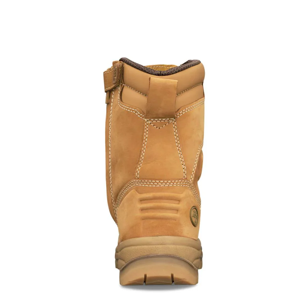 Oliver 200mm Wheat Hi-Leg Zip Sided Lace Up Steel Cap Safety Boot With Scuff Cap (55-385) (Pre Order) - Image 3
