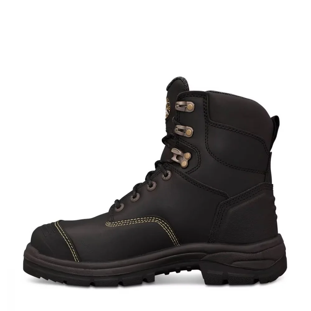 Oliver Black Lace Up Steel Cap Safety Boot With Scuff Cap (55-345) (Pre Order) - Image 2