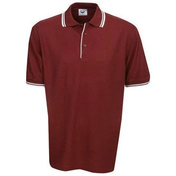 Pique Mens Polo with Striped Collar and Cuff (P51) - Image 6