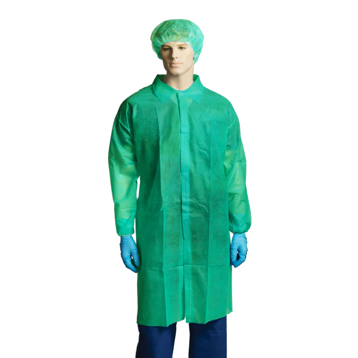 Polypropylene Labcoat No Pocket - Carton (100pcs)
