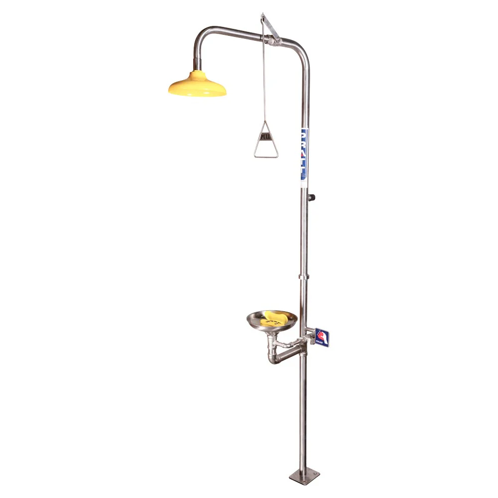 Pratt Combination Shower With Eye & Face Wash And Bowl - No Foot Treadle (SE603)