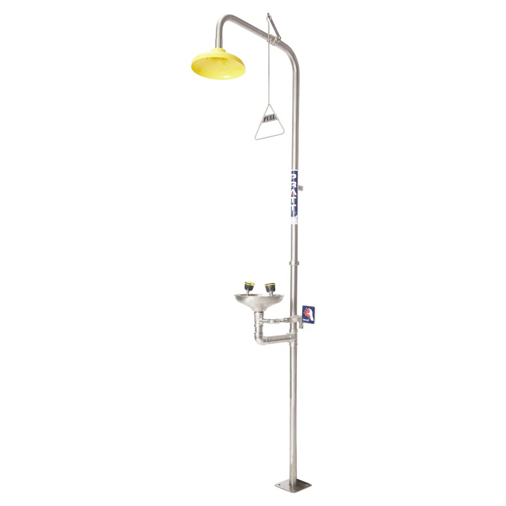 Pratt Combination Shower With Eye Wash And Bowl - No Foot Treadle (SE616)