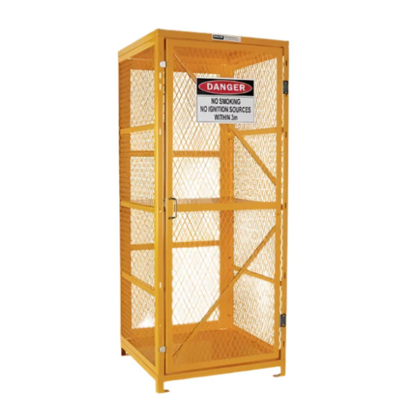 PRATT Forklift Storage Cage. 2 Storage Levels Up To 8 Forklift Cylinders (PSGC8F)