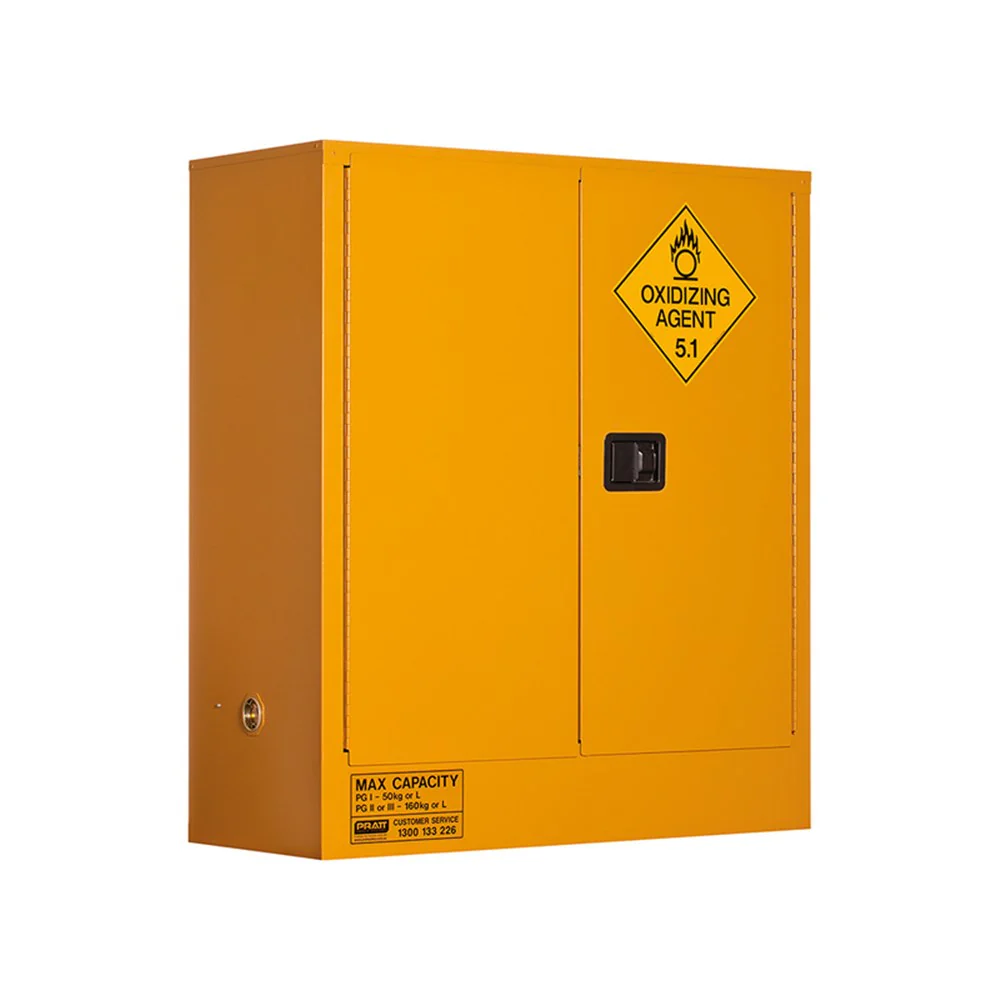 PRATT Oxidizing Agent Storage Cabinet 160L 2 Door, 2 Shelf (5530AOA)