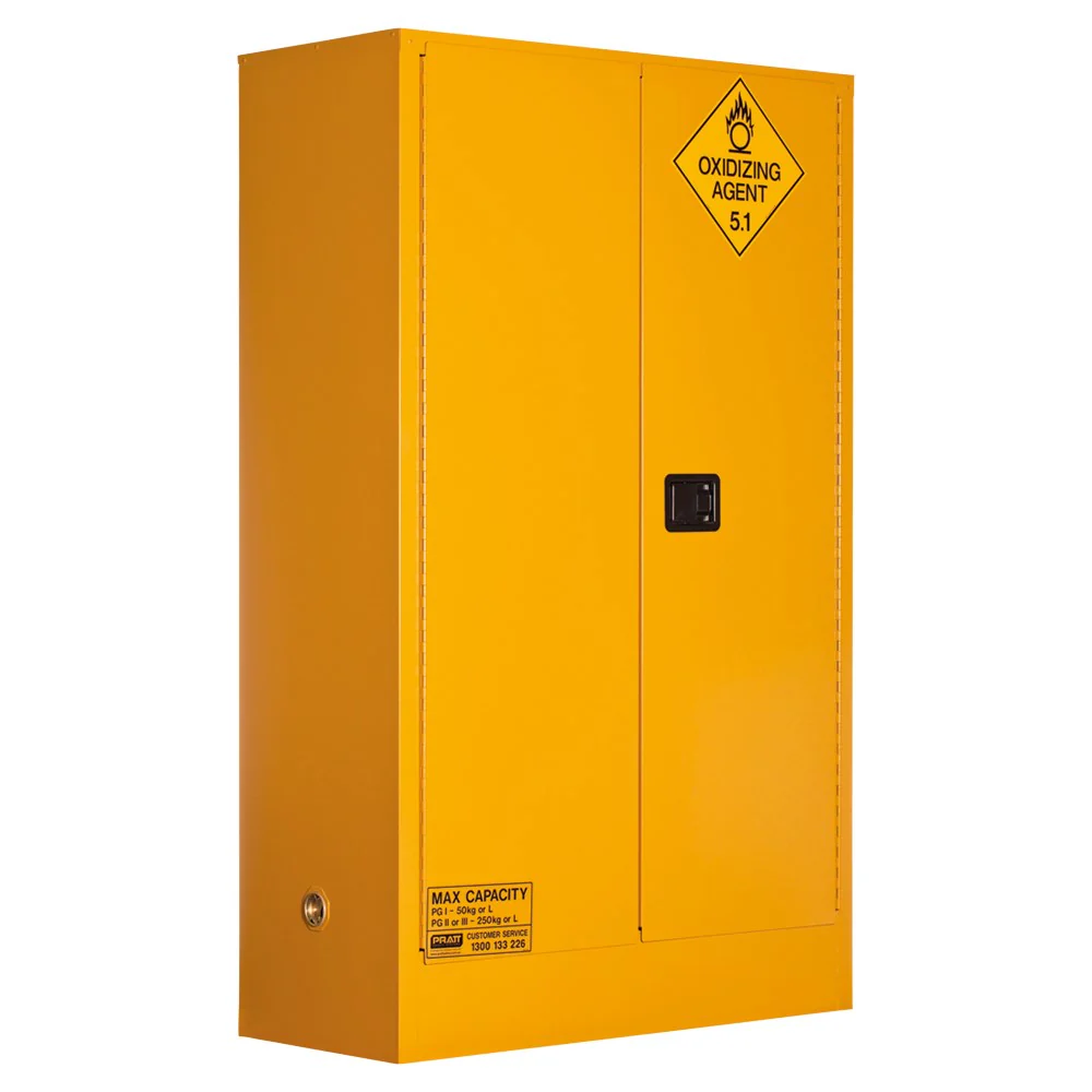 PRATT Oxidizing Agent Storage Cabinet 250L 2 Door, 3 Shelf (5545AOA) - Image 2