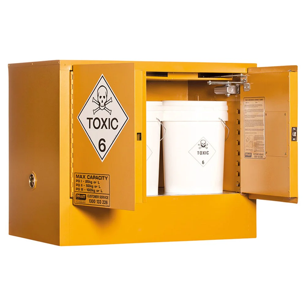 PRATT Toxic Storage Cabinet 100L 2 Door, 1 Shelf (5535AST) - Image 2