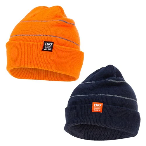 ProChoice Beanie with Retro-Reflective Stripes - Pack of 5