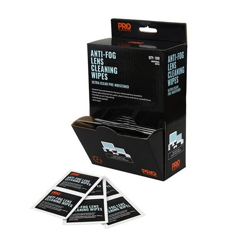 ProChoice Anti-Fog Lens Wipes Pack - 100 Wipes (AFW100)