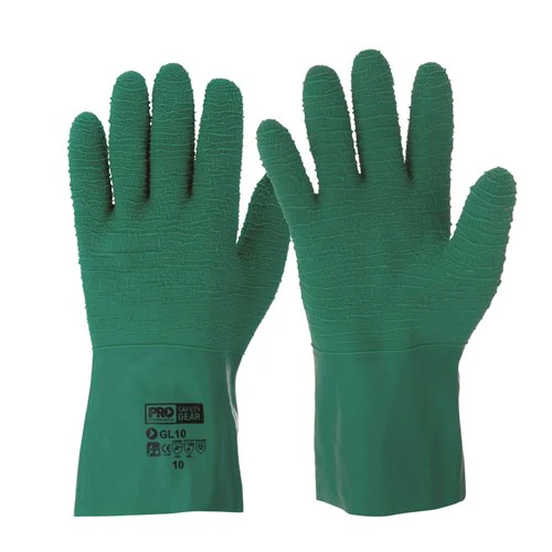 ProChoice Green Gauntlet Gloves - Pack of 12 (GL)