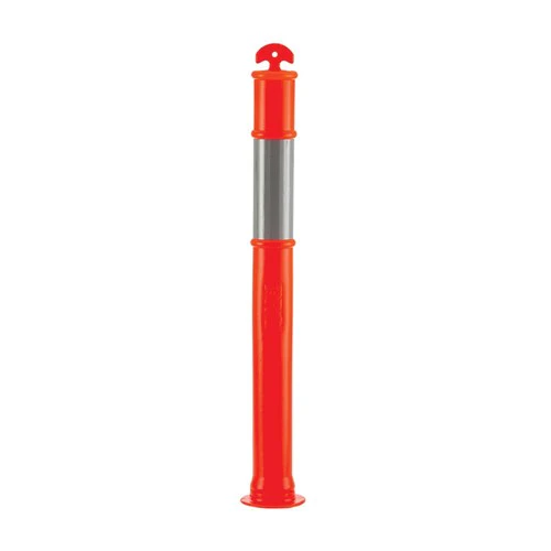 ProChoice Orange Hi Vis Bollard and Base - Pack of 3 - Image 2