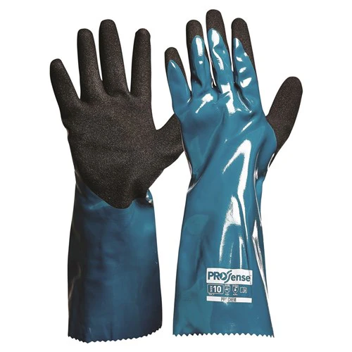 ProChoice Prochem 35cm Green/Black Nitrile PU - Carton of 72 (NPUPC)
