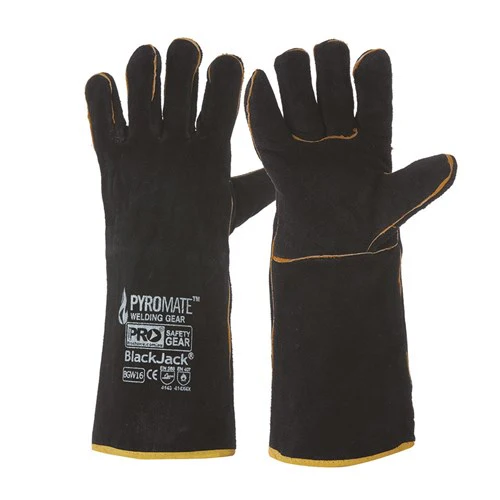 ProChoice Pyromate® Black Jack® - Black & Gold Glove Large - Carton of 48 (BGW16)