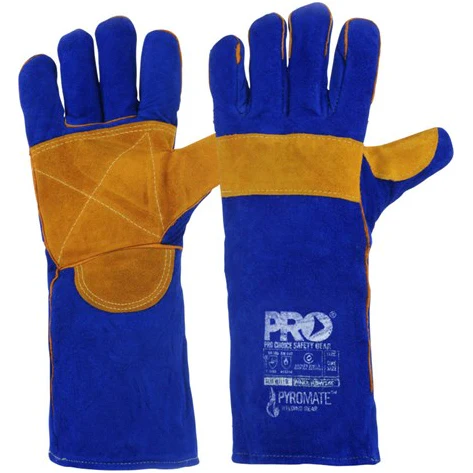 ProChoice Pyromate® Blue Heeler® - Blue & Gold Kevlar® Large - Carton (48 Pairs) (KBW16E)