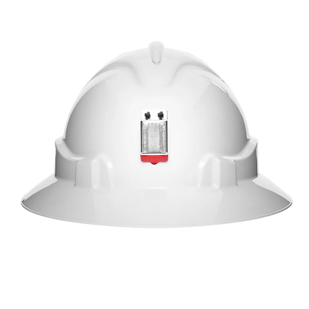 ProChoice V6 Hard Hat Unvented Full Brim with Lamp Bracket and Ratchet Harness - Pack of 5 (HH6FBLB-W)