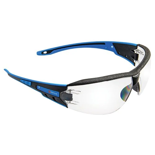 Proteus 1 Safety Glasses Integrated Brow Dust Guard - Box of 12