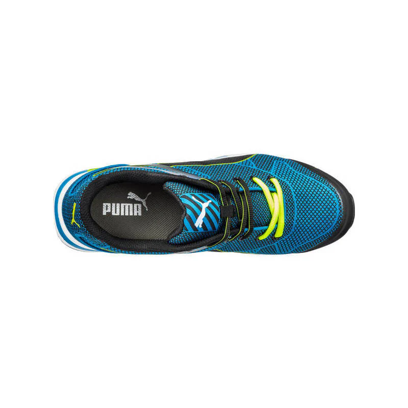 Puma Blaze Knit Blue Lace Up Composite Toe Safety Shoe With Scuff Cap (643067) (Pre-Order) - Image 4