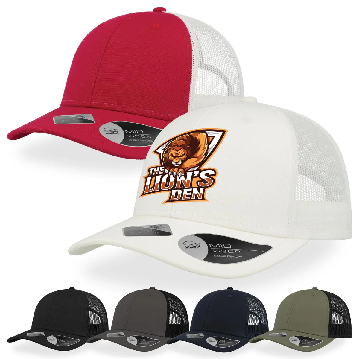 Recy Three Cap - Pack of 25 (A5300)