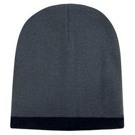 Roll Down Two Tone Acrylic Beanie - Toque - Pack of 25 (4188) - Image 5