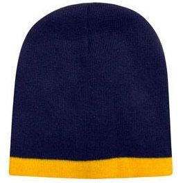 Roll Down Two Tone Acrylic Beanie - Toque - Pack of 25 (4188) - Image 6