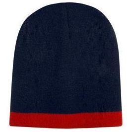 Roll Down Two Tone Acrylic Beanie - Toque - Pack of 25 (4188) - Image 8