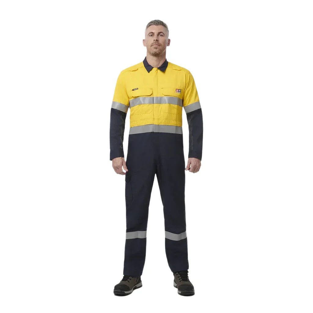 KingGee ShieldTec FR Hi Vis Two Tone Coverall With FR Tape (Y00055) - Image 6