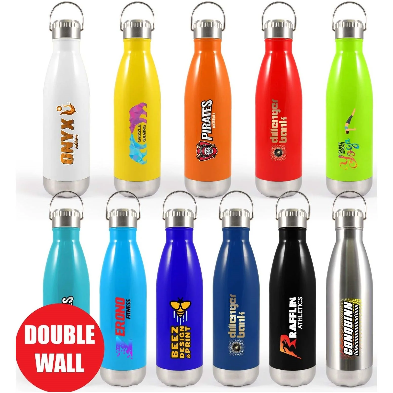 Soda Vacuum Bottle With Hanger Lid (Carton of 50pcs) (LL6978)