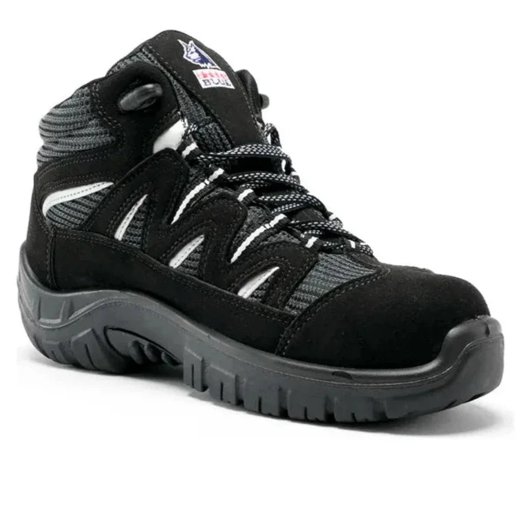 Steel Blue Black Darwin Lace up Composite Toe Cap Work Shoe (311401) (Pre-Order)