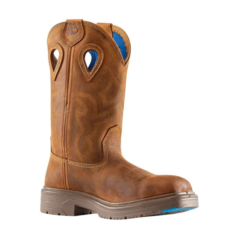 Steel Blue Blue Heeler Slip On Steel Cap Safety Boot (813945) (Pre-Order)