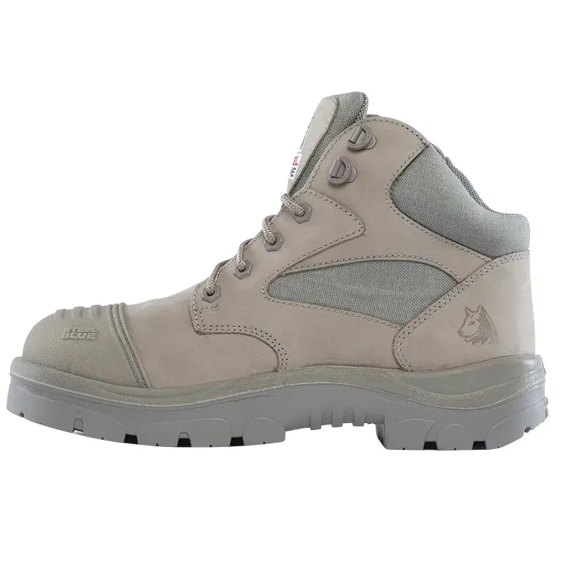 Steel Blue Granite Parkes Zip Sided Lace Up Steel Cap Safety Boot With Scuff Cap (312658) (Pre Order) - Image 2
