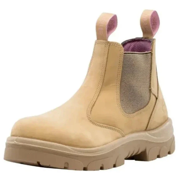Steel Blue Sand Hobart Ladies Elastic Side Steel Toe Cap Safety Boot (512701) (Pre-Order) - Image 3