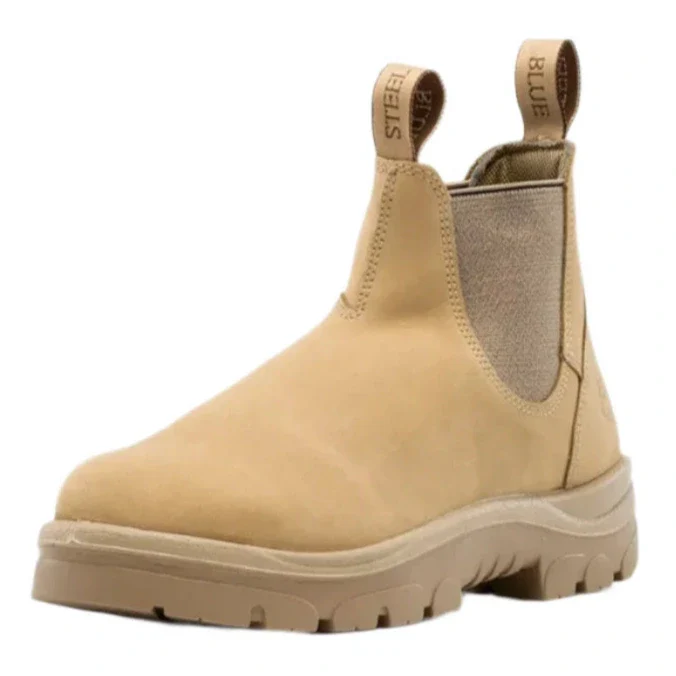 Steel Blue Sand Hobart Steel Toe Cap Elastic Side Safety Boot (312101) (Pre-Order) - Image 2