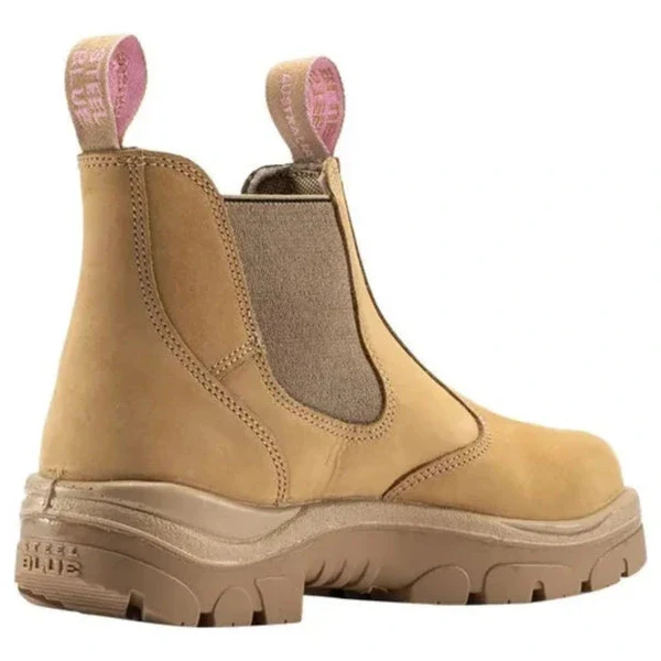 Steel Blue Sand Ladies Hobart Soft Toe Elastic Side Safety Boot (510701) (Pre-Order) - Image 2