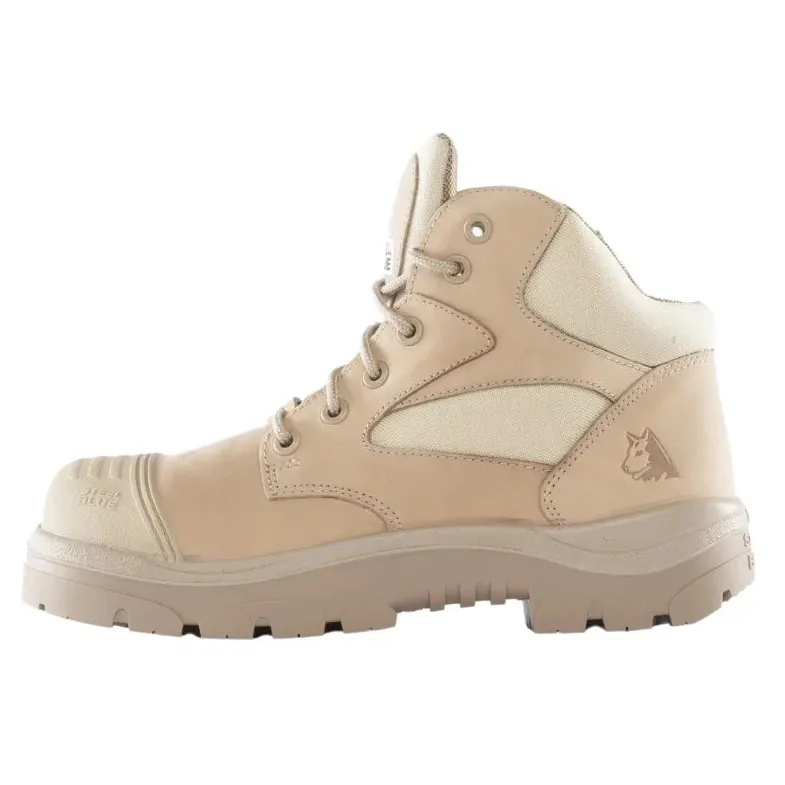 Steel Blue Sand Parkes Zip Sided Lace Up Scuff Composite Safety Boots (318598) (Pre Order) - Image 3