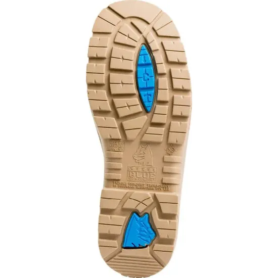 Steel Blue Sand Portland Zip Sided Lace Up Steel Toe Cap Safety Boot With Scuff Cap (312654) (Pre-Order) - Image 4