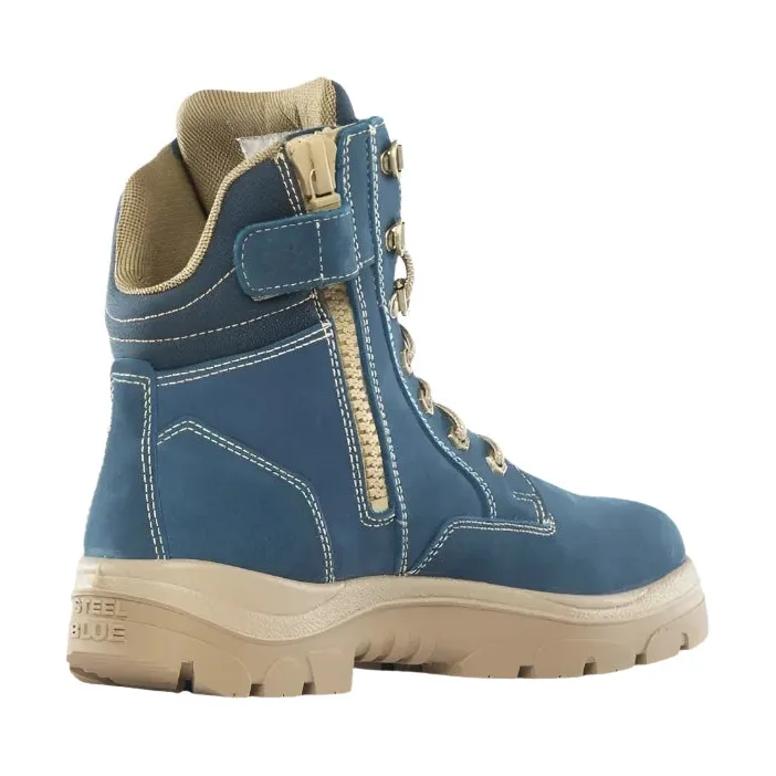 Steel Blue Southern Cross Zip Sided Lace Up Blue Safety Boot (312361) (Pre-Order) - Image 2