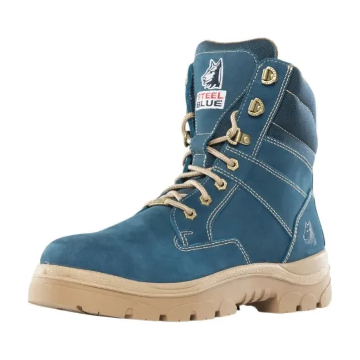 Steel Blue Southern Cross Zip Sided Lace Up Blue Safety Boot (312361) (Pre-Order) - Image 4