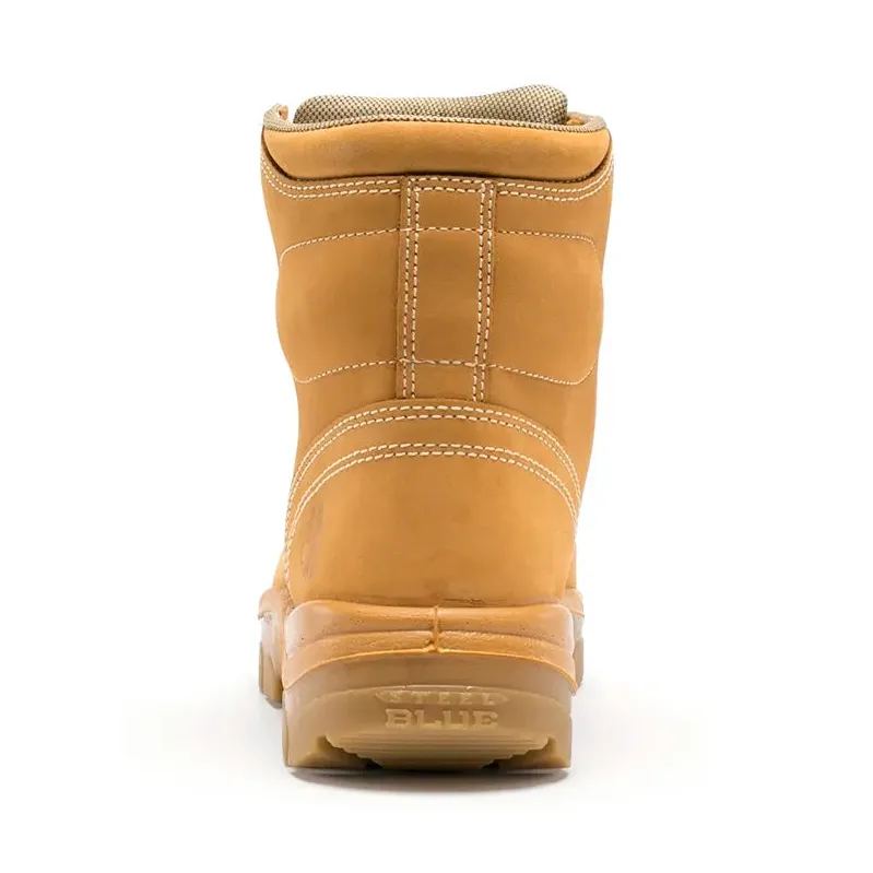 Steel Blue Wheat Argyle Lace Up TPU/Bump Cap Safety Boots (332102) (Pre Order) - Image 3
