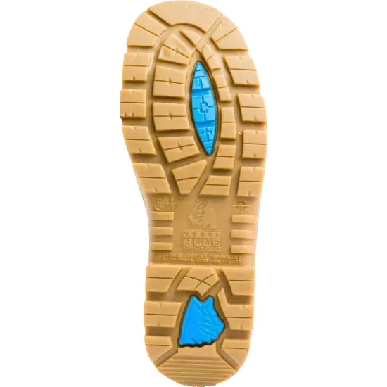 Steel Blue Wheat Argyle Lace up Steel Toe Cap Safety Boot (312102) (Pre-Order) - Image 4