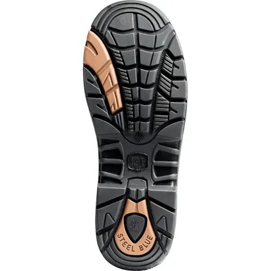 Steel Blue Wheat Torquay Zip Sided Lace Up Composite Toe Cap Safety Boot With Scuff Cap (617539) (Pre-Order) - Image 4