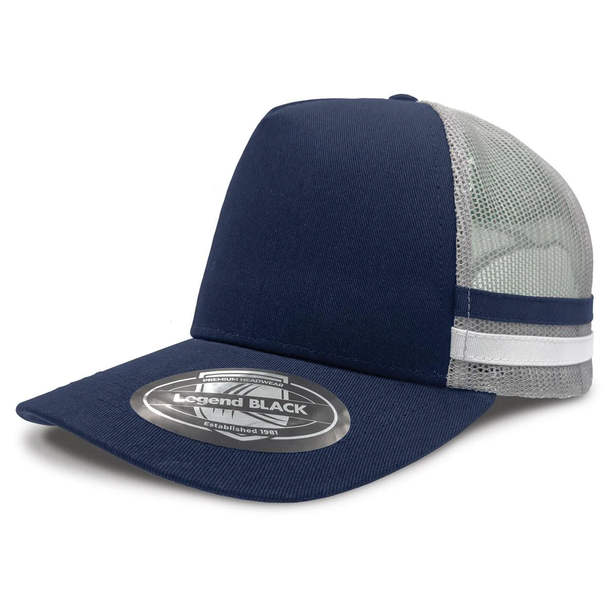Striped Trucker Hat - Pack of 25 (7050) - Image 12