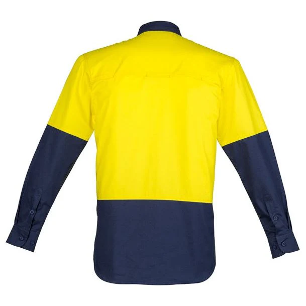 Syzmik Hi Vis Closed Front L/S Shirt (ZW560) - Image 4