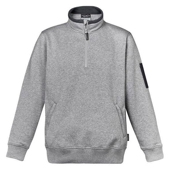 Syzmik Mens 1/4 Zip Brushed Fleece (ZT366) - Image 4
