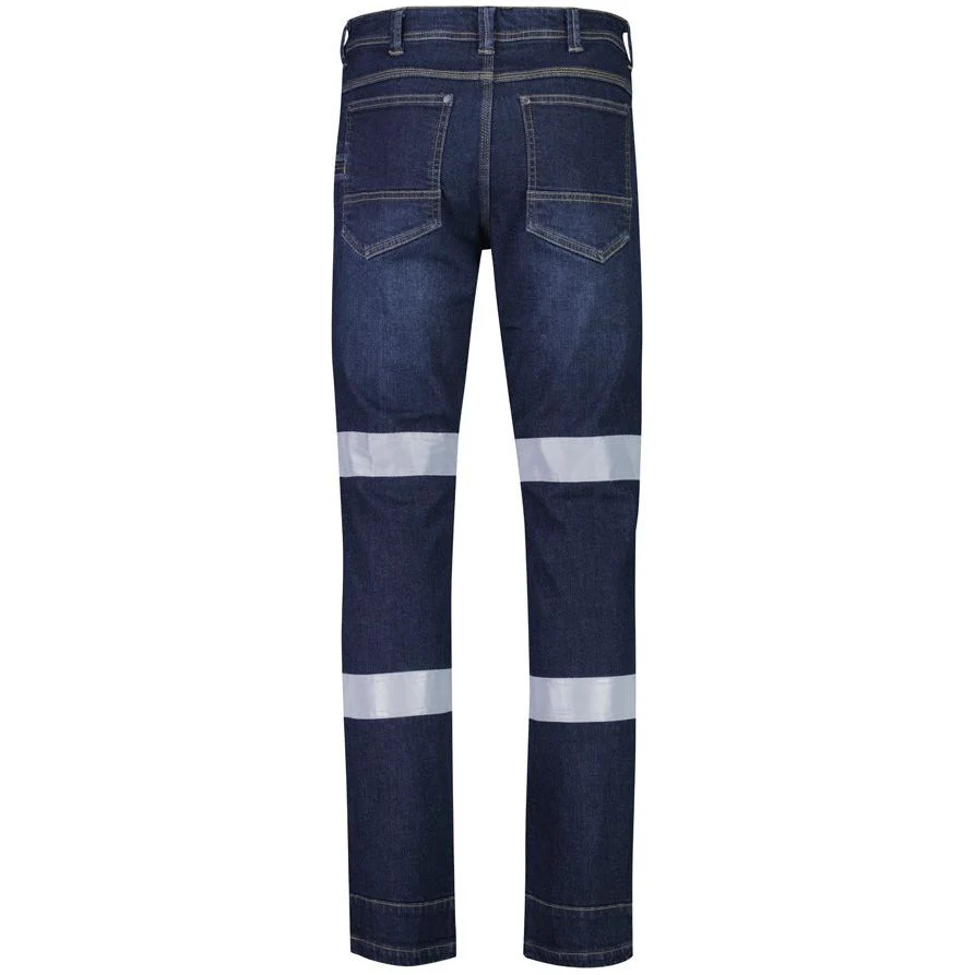 Syzmik Mens Bio Motion Taped Stretch Jeans (ZP907) - Image 2